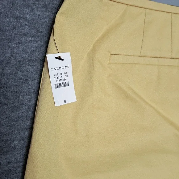 Talbots 7” Yellow Women's Shorts - Picture 13 of 13
